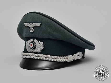 German Army Engineer Officer's Visor Cap Profile