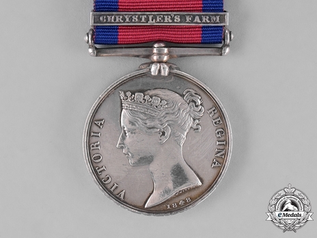 Military General Service Medal (with "CHRYSTLER'S FARM" clasp)