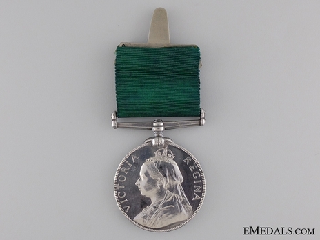 Silver Medal (for United Kingdom recipients, with Queen Victoria effigy) Obverse
