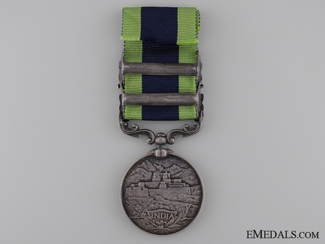 Silver Medal (with "NORTH WEST FRONTIER 1930-31" clasp) Reverse