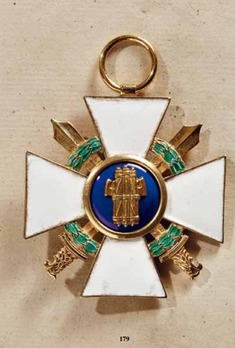 Order of the Roman Eagle, Grand Cross, in gold (with wreath and swords)
