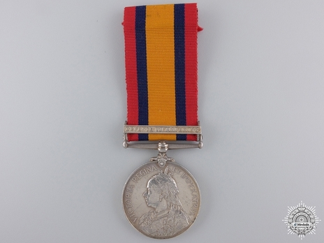 Silver Medal (minted without date, with "DEFENCE OF MAFEKING" clasp) Obverse