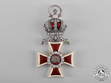 Order of Leopold, Type III, Civil Division, Grand Cross in Diamonds Obverse