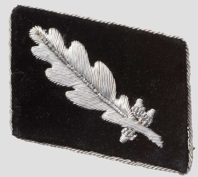 Allgemeine SS Post-1942 Standartenführer Collar Tabs Obverse