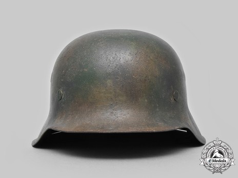 German Army Steel Helmet M42 (Painted Camouflage version) Front