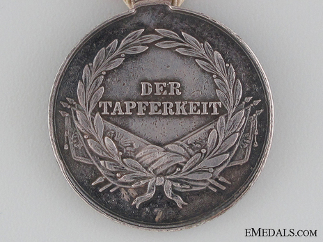 Type V, II Class Silver Medal (with left facing profile) Reverse