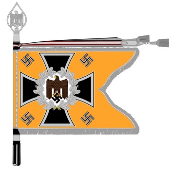 German Army General Army Unit Flag (Cavalry version) Obverse