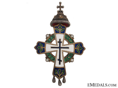 Clergy For the Tercentenary of the Romanov Dynasty Gold Cross Obverse 