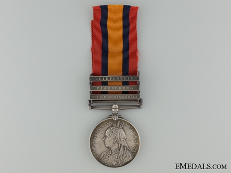 Silver Medal (with date removed, with 3 clasps) Obverse
