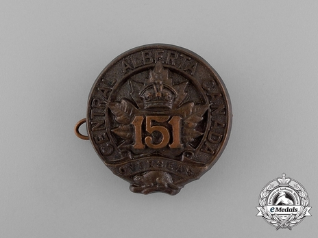 151st Infantry Battalion Other Ranks Cap Badge Obverse