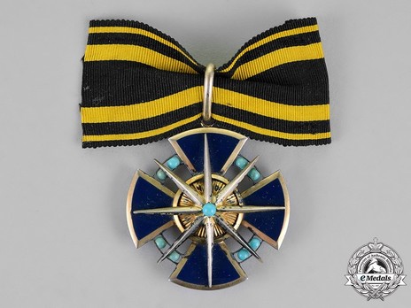 Ladies Order of the Star of Brabant, Cross of Honour Obverse with Ribbon