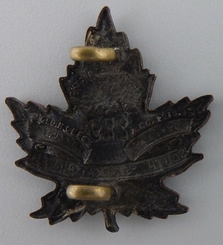 229th Infantry Battalion Other Ranks Collar Badge Reverse