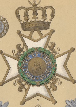 House Order of Saxe-Ernestine, Type I, Civil Division, Grand Cross (Altenburg version, for citizens) Obverse