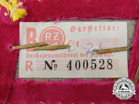 NSDAP Abschnittsleiter Type IV Reich Level Collar Tabs Reverse