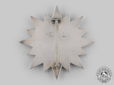 Order of the Burning Spear, Chief Breast Star Reverse