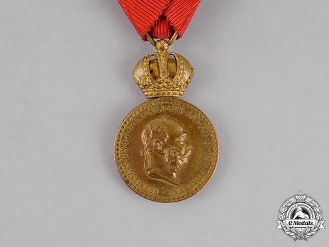 Military Merit Medal "Signum Laudis", Franz Joseph, Bronze Medal (Civil Ribbon)
