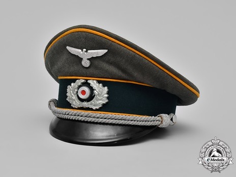 German Army Cavalry Officer's Visor Cap Profile