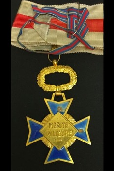Order of Military Merit, Commander Reverse
