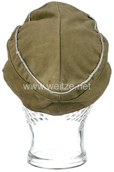 German Army Officer's Tropical Visored Field Cap M43 without Soutache Back