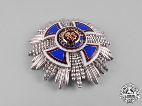 Order of Danilo I (Merit for the Independence), Type IV, II Class, Grand Officer Breast Star Obverse