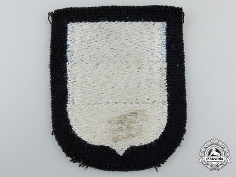 Waffen-SS Estonian Volunteer Arm Shield (2nd pattern) Reverse