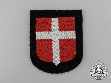 Waffen-SS Danish Volunteer Arm Shield Obverse