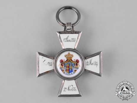 House Order of Duke Peter Friedrich Ludwig, Civil Division, II Class Knight Reverse