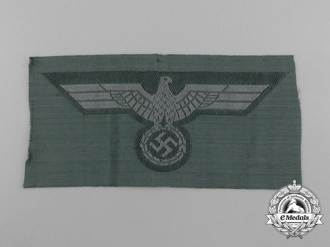 German Army NCO/EM's Cloth Cap Eagle Insignia Obverse