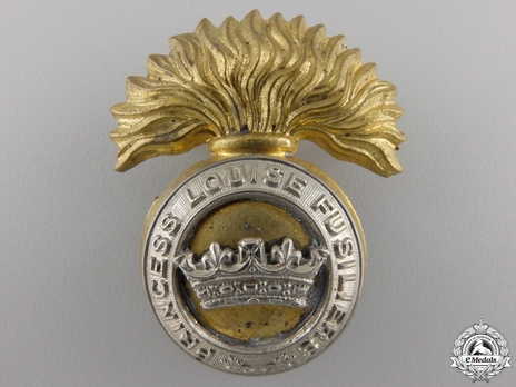 Princess Louise Fusiliers Other Ranks Cap Badge Obverse