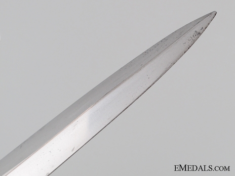 NSFK Enlisted Ranks Knife by F. & A. Helbig Blade Detail