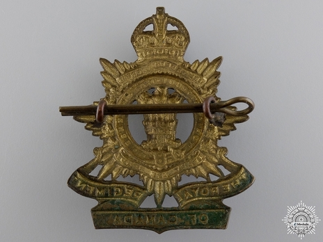 Royal Regiment of Canada Other Ranks Cap Badge Reverse