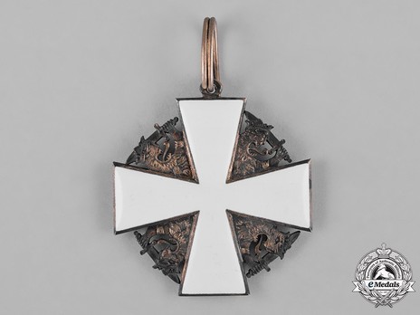 Order of the White Rose, Type II, Civil Division, I Class Commander Cross Reverse