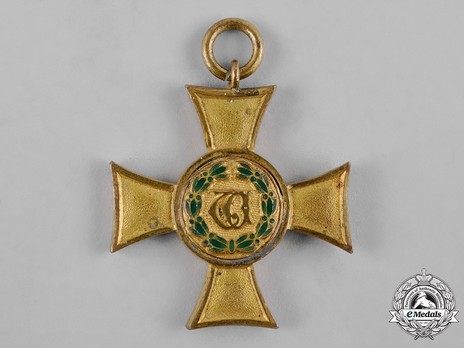 Long Service Decoration, Type IV, I Class Gold Cross Obverse