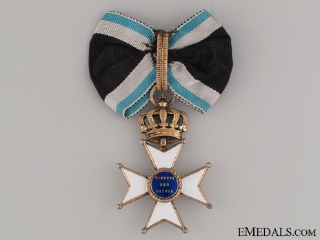 Military Order of Max Joseph, Commander Cross (in silver gilt) Reverse