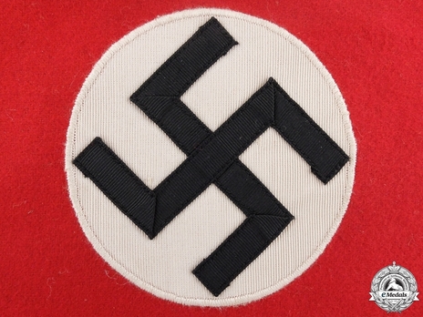 NSDAP Politischer Leiter-Anwärter Type II Ort Level Armband Detail
