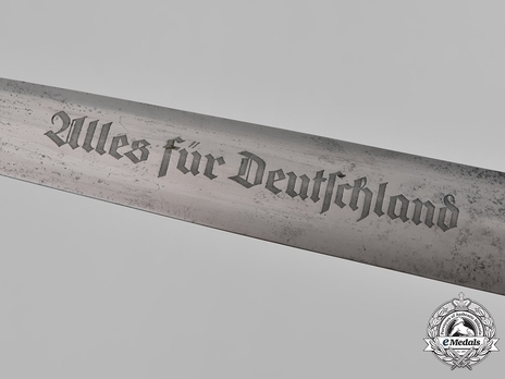 SA Standard Service Dagger by T. Wielpütz (maker marked) Obverse Inscription