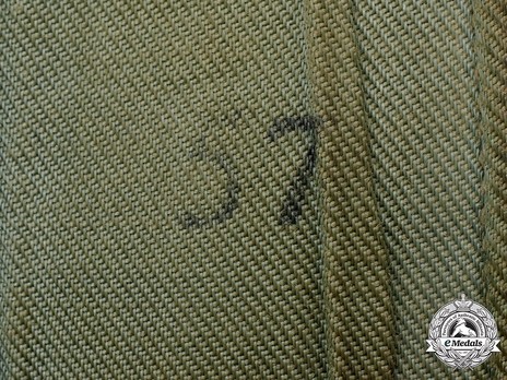 German Army Armoured Officer's Field Cap M38 Stamp Detail