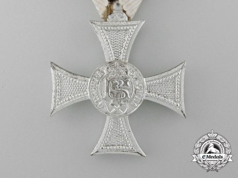 Long Service Cross, Type II, I Class, for 10 Years Obverse