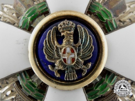 Order of the Roman Eagle, Grand Officer's Cross Breast Star (with wreath) Obverse Detail