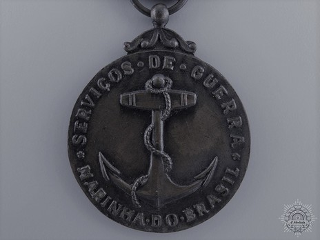 Naval War Service Medal, Silver Medal Obverse