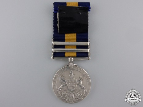 Silver Medal (with 2 clasps) Reverse