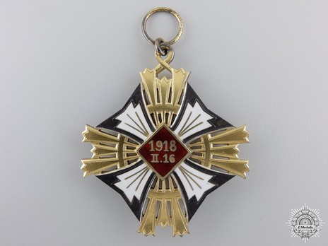 Order of Gediminas, Type II, I Class Cross Reverse