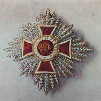 Order of Leopold, Type III, Civil Division, I Class Breast Star Obverse