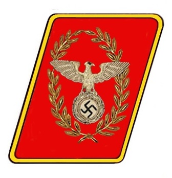 NSDAP Reichsleiter Type II Reich Level Collar Tabs Obverse