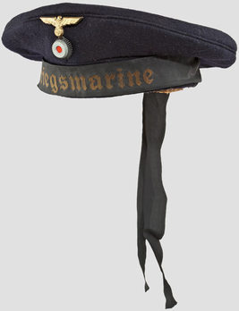 Kriegsmarine Blue Sailor's Cap Obverse