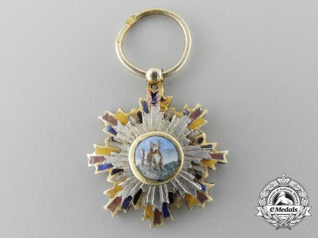 Miniature Order of the Striped Tiger, I Class Star Obverse