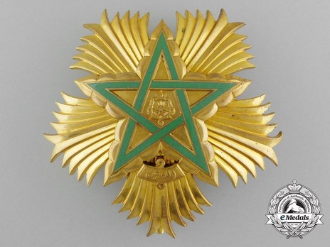 Order of the Throne, Grand Cordon Breast Star Obverse