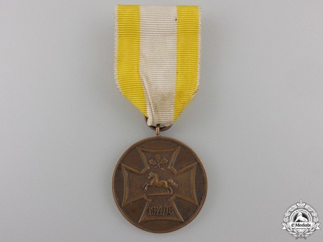 Commemorative War Medal of the Hanover Military Association (in bronze) Obverse