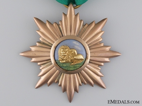 Order of Art and Science, II Class Obverse