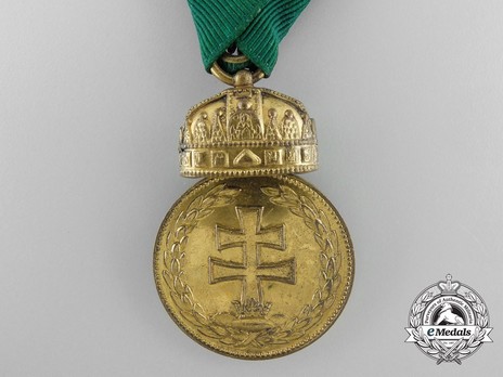 Hungarian Signum Laudis Medal, Bronze Medal, Civil Division Obverse